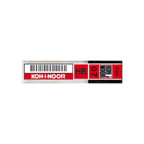 Micromine - mina 0,7mm - gradazione HB - Koh.I.Noor - astuccio 12 mine